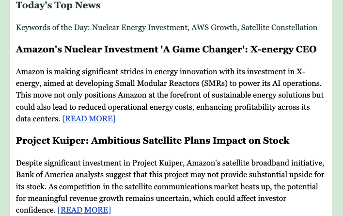 Today's Top News Sample